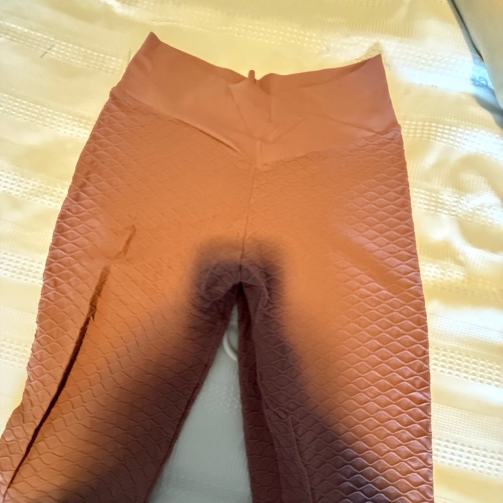 Kids Quilted Pink Leggings